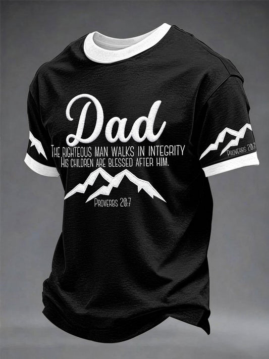 Men's Father's Day Fun Casual Unisex T-shirt