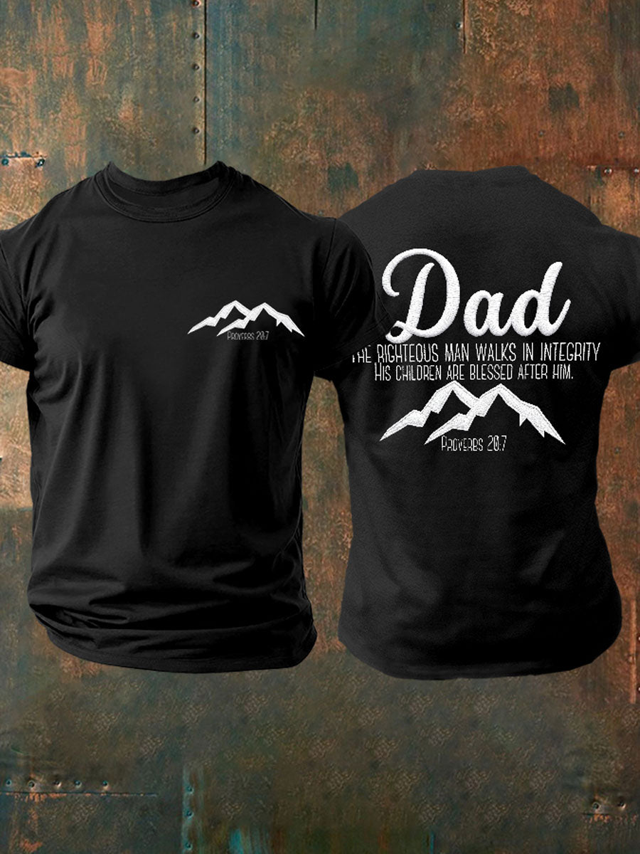 Men's Father's Day Fun Casual Unisex T-shirt