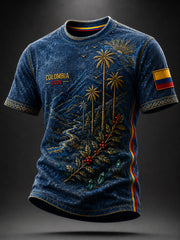 2026 Colombia Soccer Commemorative Casual T-Shirt
