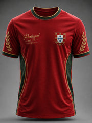 Men's Portuguese Football Printed T-shirt