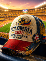 Retro Columbia Soccer Commemorative Casual Baseball Cap