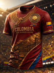 Retro Colombia Soccer Classic T-Shirt