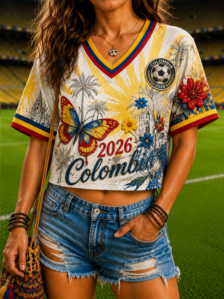 Women's Columbia Soccer Butterfly Classic Short-Sleeve Casual T-Shirt