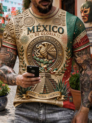 Men's Mexico Art Printed T-shirt