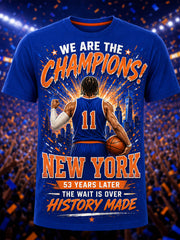 Men's Gift For Basketball Fans Print Casual Tee