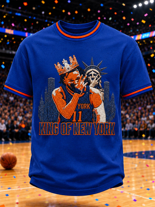 Men's Classic Basketball Fan Graphic Short Sleeve T-shirt