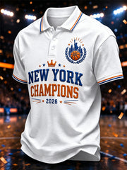 Men's Gift For Basketball Fans Print Casual Polo