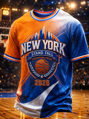 Men's New York 2026 Champions Print T-Shirt