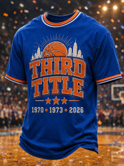 Men's New York 2026 Champions Print T-Shirt
