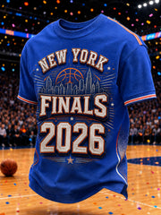 Men's New York Finals 2026 Printed T-shirt