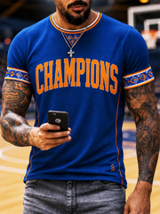 Men's New Yourk Champions Printed short sleeves t-shirt