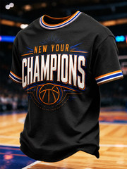 Men's New Yourk Champions Printed short sleeves t-shirt