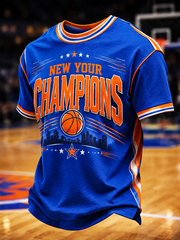 Men's New Yourk Champions Printed short sleeves t-shirt
