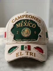 Unisex Mexico Football Lover Art Printed Hat