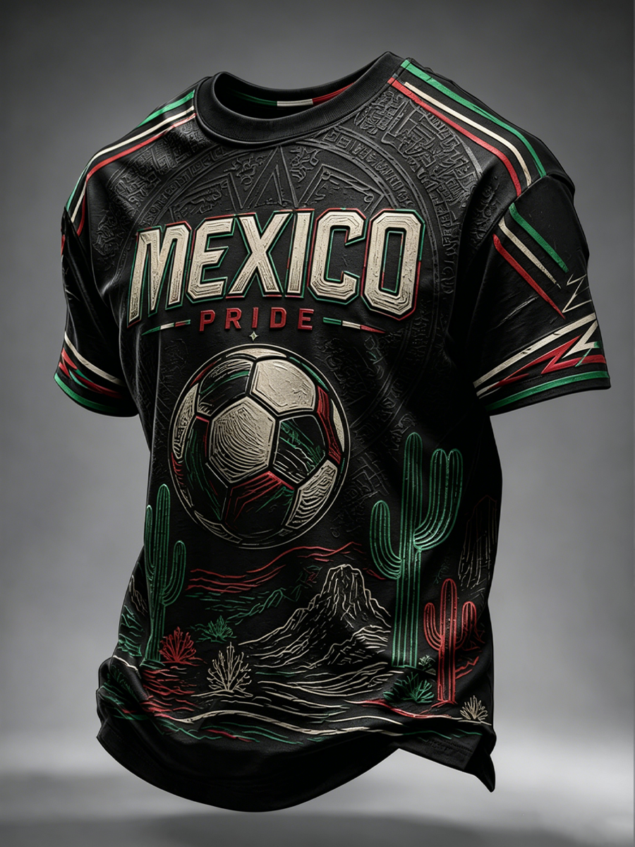 Men's Mexico Printed short sleeves t-shirt