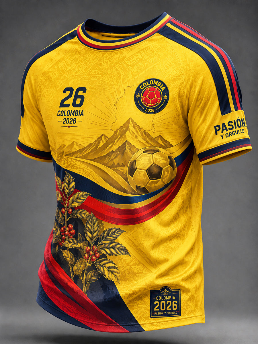 2026 Colombia Classic Football Casual T-Shirt