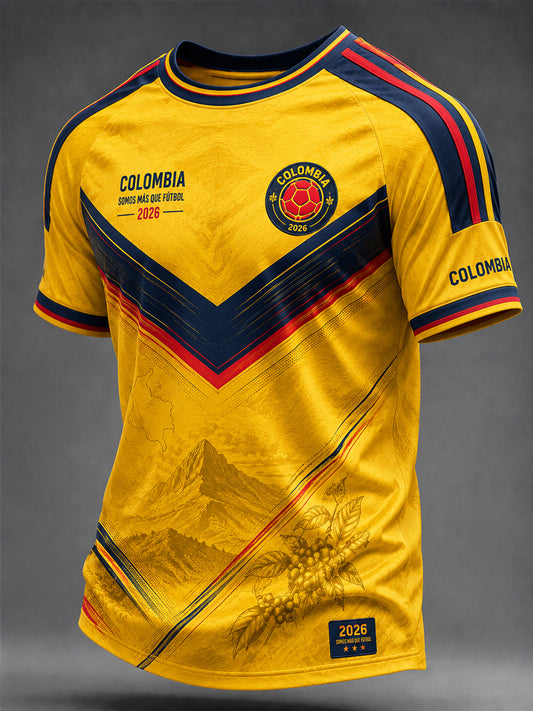 2026 Colombia Soccer Commemorative Casual T-Shirt