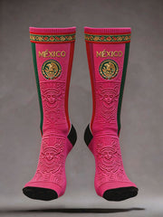 Unisex Mexico Football Lover Art Printed Socks