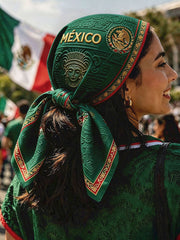 Unisex Mexico Football Lover Art Printed Bandana