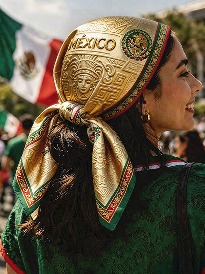 Unisex Mexico Football Lover Art Printed Bandana