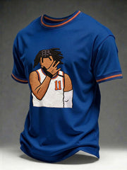 Men's MVP Basketball Player Inspired Casual T-shirt
