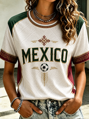 Women's Mexico Printed short-sleeved T-shirt