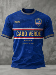 Men's Gift For Football Fans Print Casual Tee