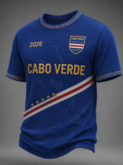 Men's Gift For Football Fans Print Casual Tee