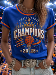 Women's Gift For Football Fans Print Casual Tee
