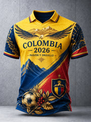 Men's 2026 Columbia Soccer Casual Sports T-Shirt