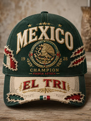 Unisex Mexican Soccer Match Cheering Art Print Hat