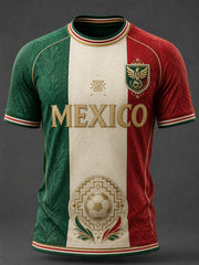 Men's Gift For Football Fans Print Casual Tee