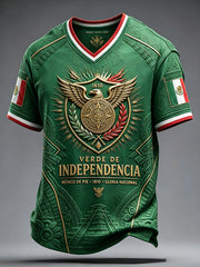 Men's Mexico Pride Art Printed T-shirt