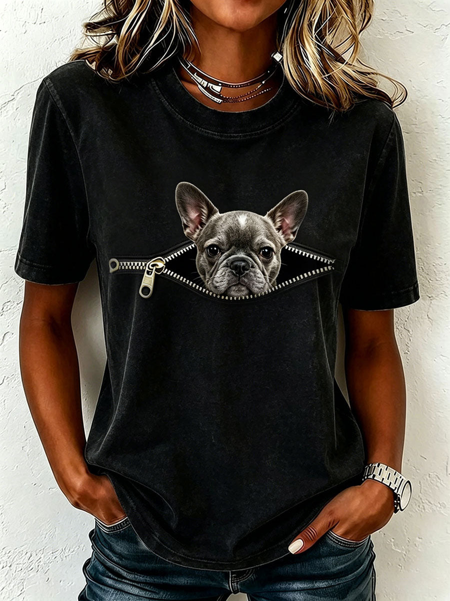 Women's Lovely French Bulldog T-Shirt