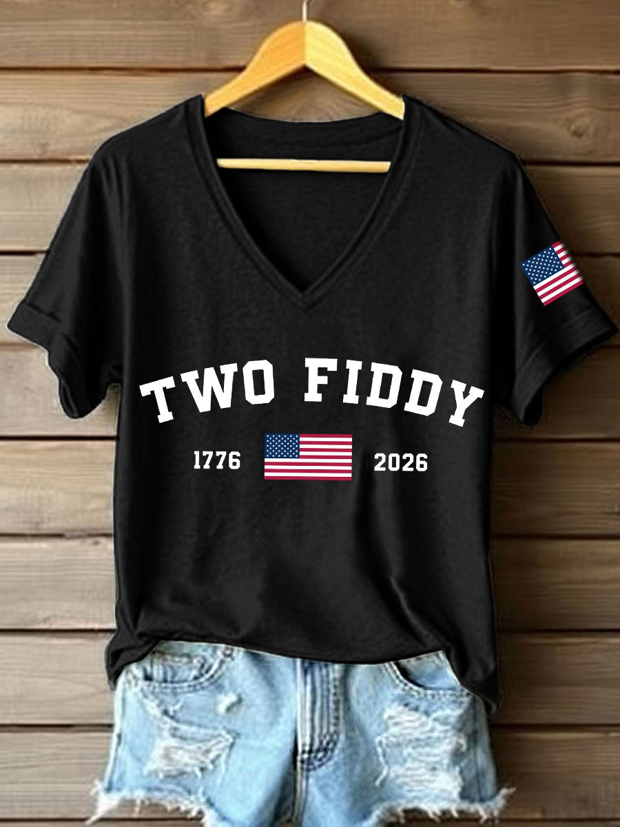Women's Two Fiddy Print T-Shirt