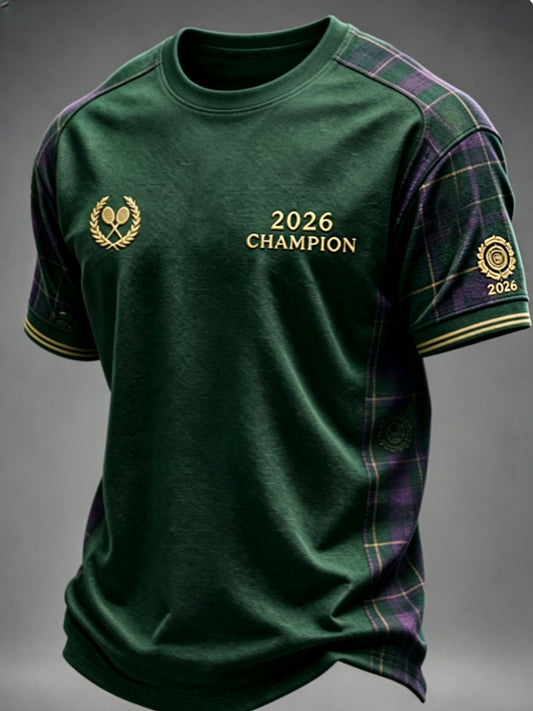 Men's 2026 Wimbledon Champion short sleeves t-shirt
