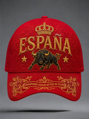 Unisex We Are The Champions 2026 Print Celebrate España Champions Gift For Football Fans Hat