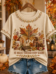 Women's Autumn Style Short-Sleeved T-Shirt