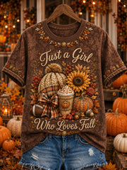 Women's Autumn Style Short-Sleeved T-Shirt