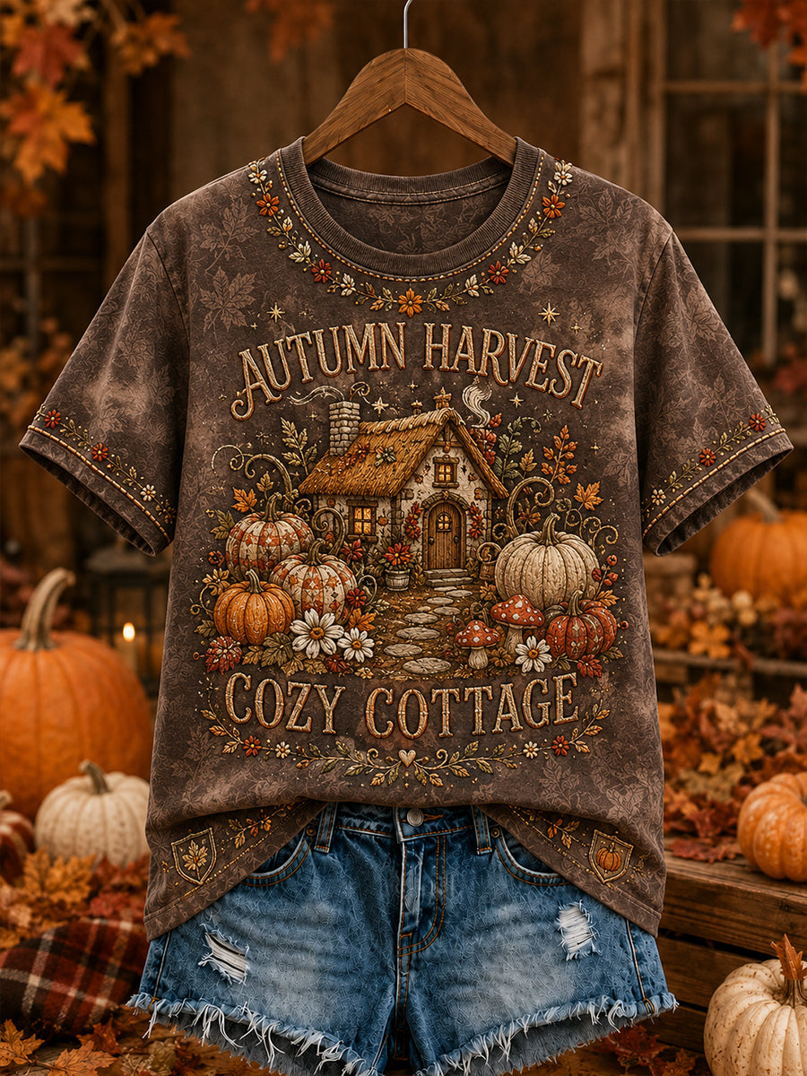 Women's Autumn Style Short-Sleeved T-Shirt