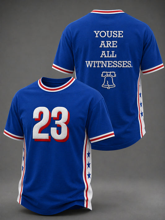 Men's Gift For Basketball Fans No.23 Print Casual Tee