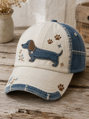Unisex Animal Dog Cultural Elements Artistic Print Casual Hat