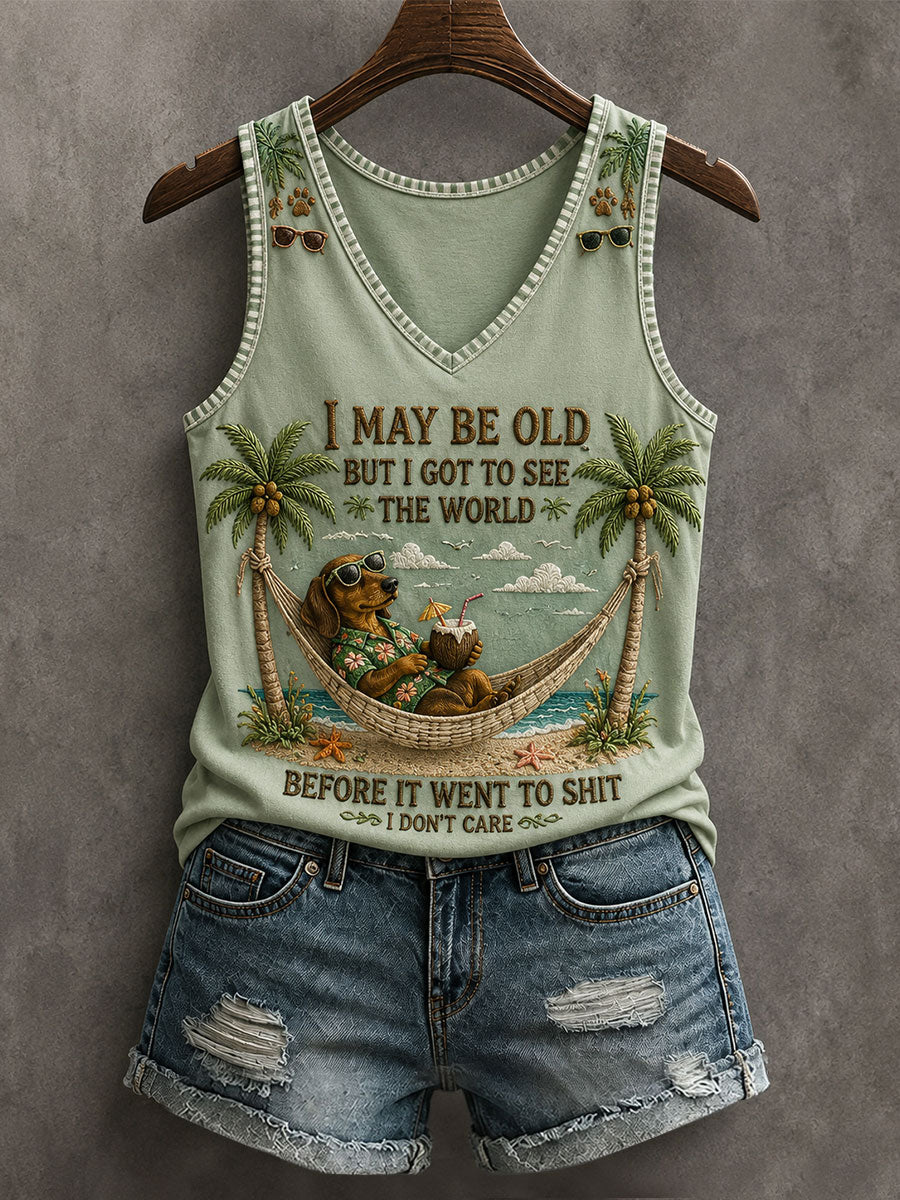 Women's I May Be Old Tank Top