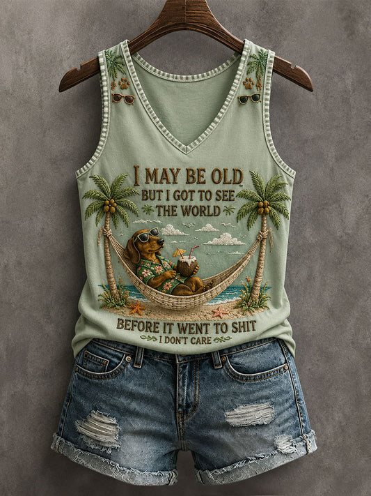 Women's I May Be Old Tank Top