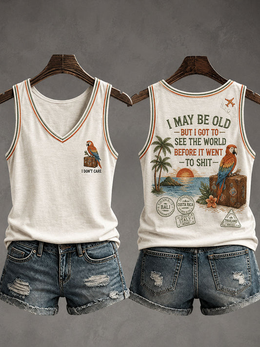Women's I May Be Old Tank Top