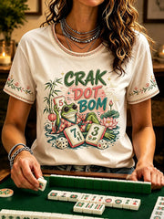 Women's Mahjong Casual T-Shirts