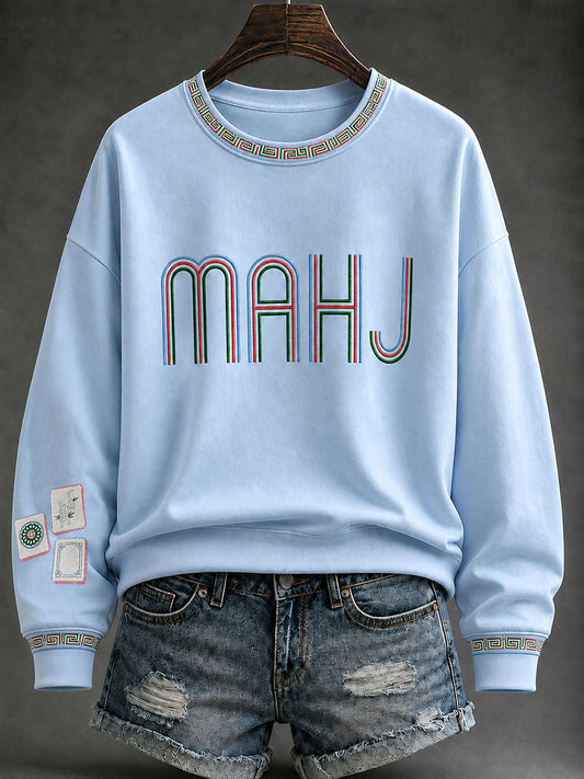 Women's Mahjong Sports Shirts