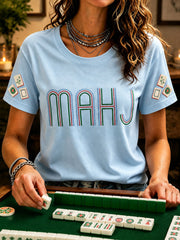 Women's Mahjong Casual T-Shirts