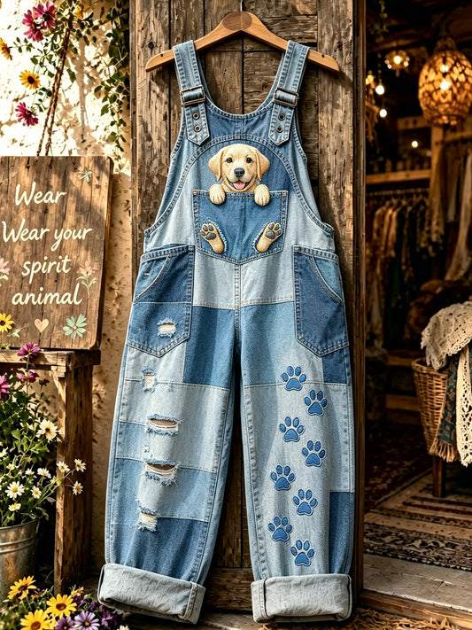 Women's Animal Art Printed Strap Pants