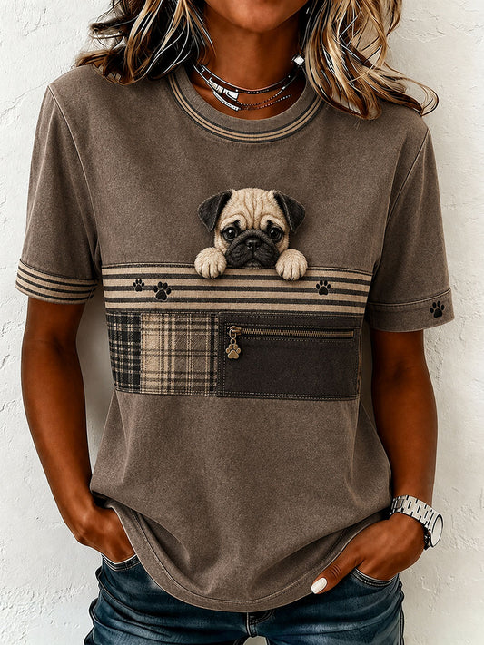 Women's Lovely Pug T-Shirt